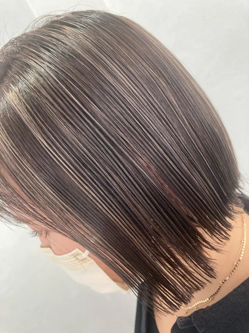ショート カラー カット ヘアカラー ブリーチ毛縮毛矯正 👑山口のヘアスタイル