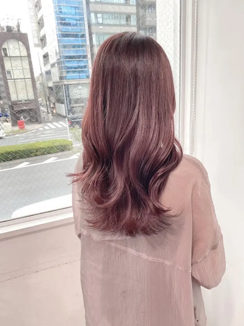 カラー 🪞official THREE 横浜🎀のヘアスタイル
