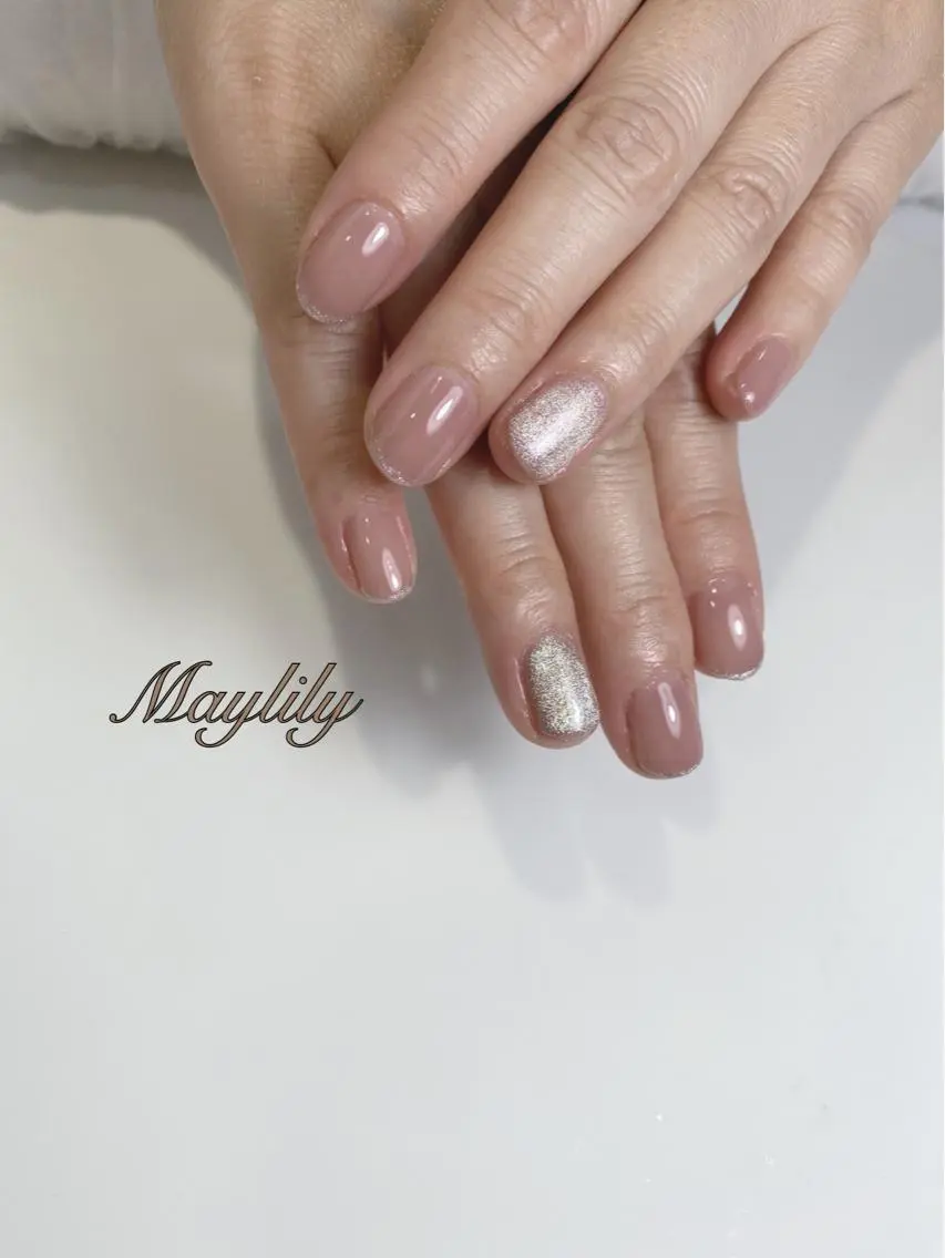 ネイル マグネットネイル ハンドネイル Nail salon Maylilyのネイルデザイン
