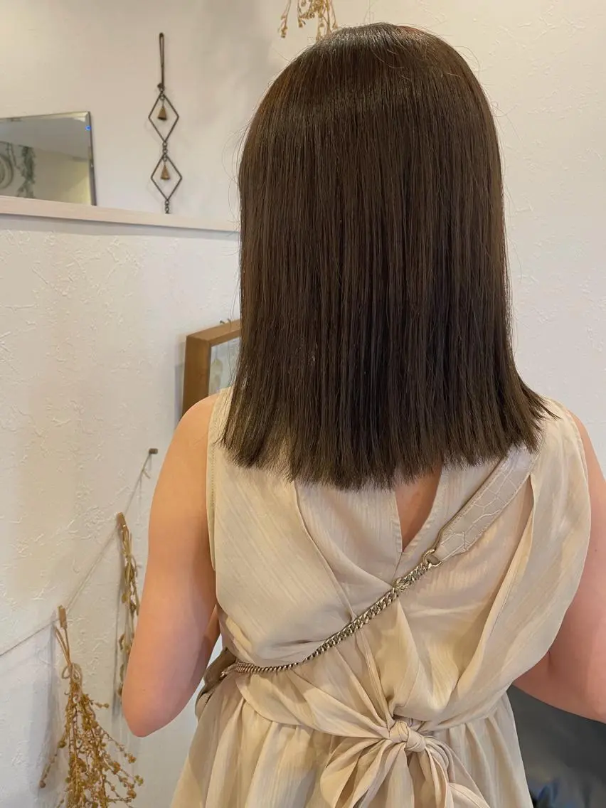 ミディアム カラー ベージュカラー ブリーチ 透明感カラー ブリーチなしカラー カット ヘアカラー トリートメント m ā l o.🌷 サカモトマイコのヘアスタイル