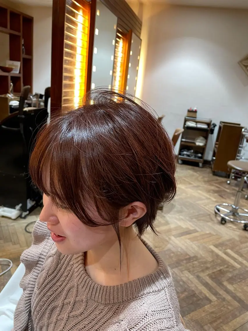 ショート ショートヘア サイドバング stylist YUTOのヘアスタイル