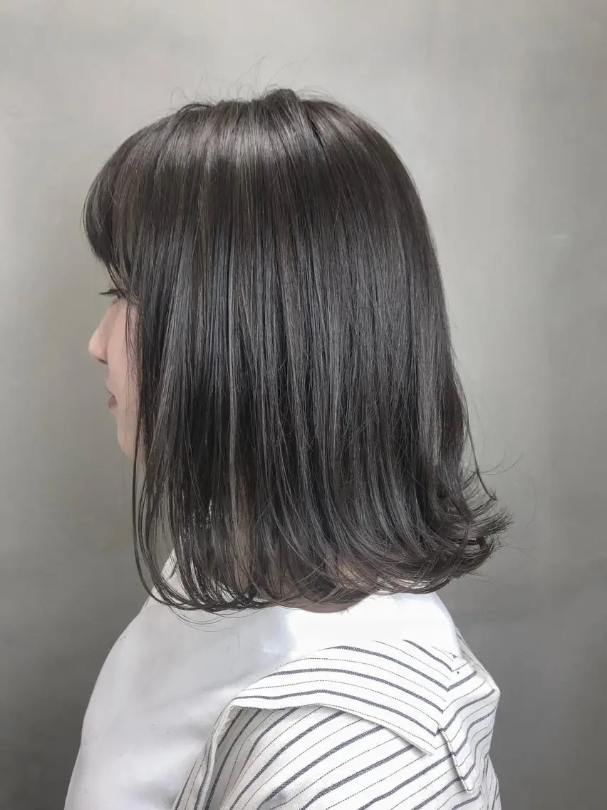 ショート カラー アッシュ シルバー シルバーアッシュ 【透明感、艶髪】西村 有司のヘアスタイル