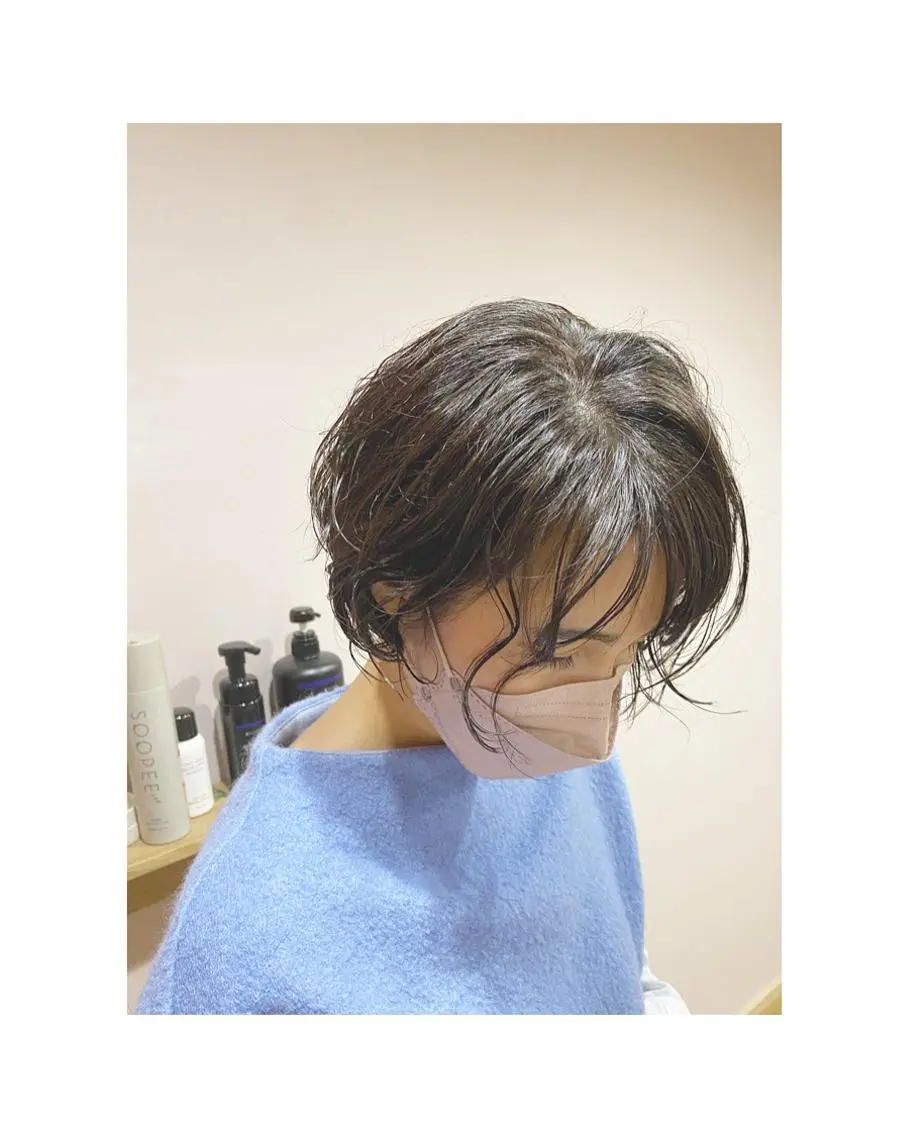 ショート パーマ Asuka Mabuchiのヘアスタイル