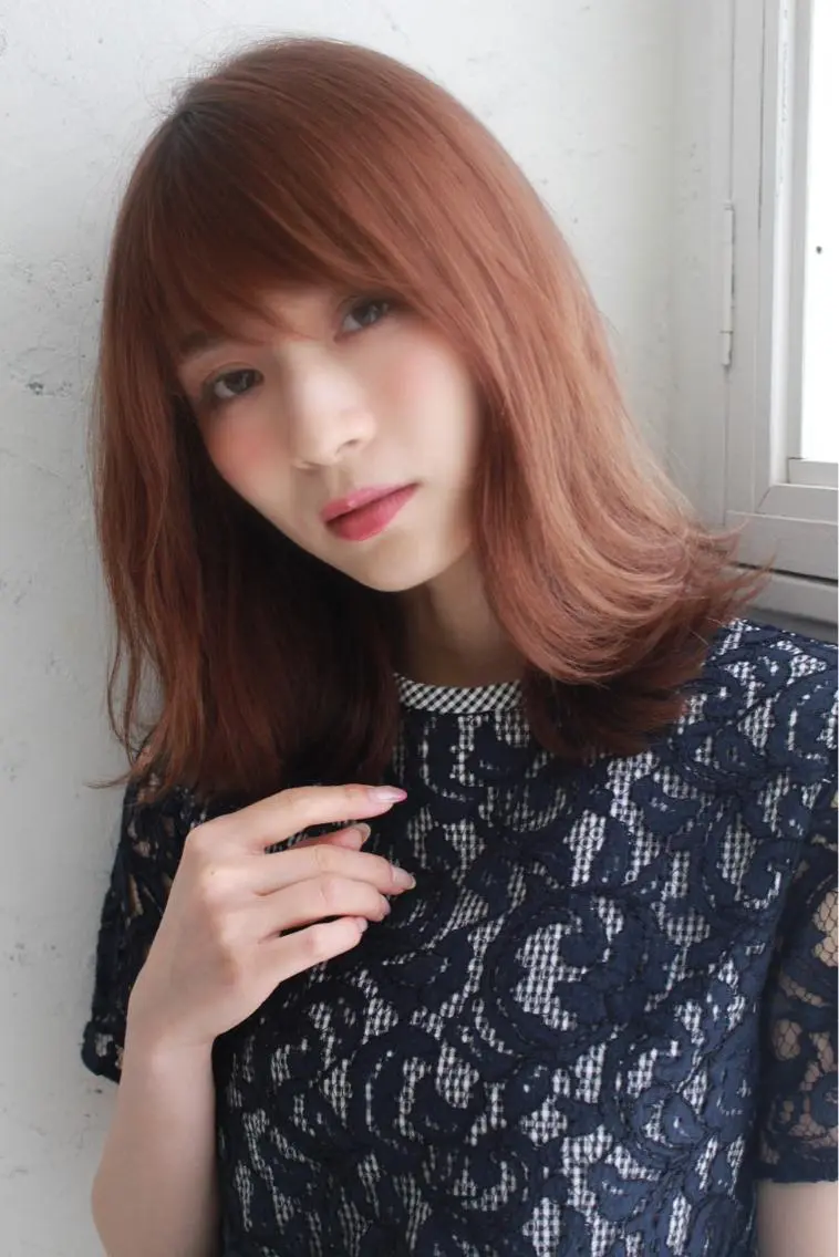 ミディアム 増田 晃士のヘアスタイル