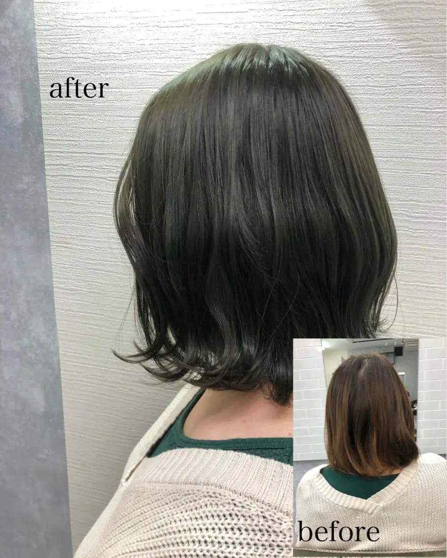 ミディアム ヘアカラー トリートメント 垢抜けレイヤー✂️ RYOTAのヘアスタイル