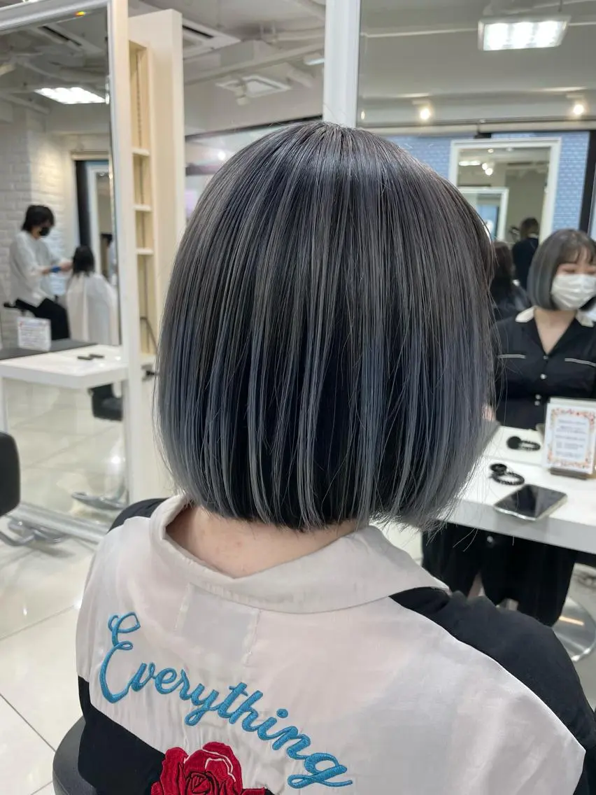 ショート カラー ブルーカラー ブルージュ トリートメント 酸熱トリートメント 【髪質改善】 kasumi🌷🌷のヘアスタイル