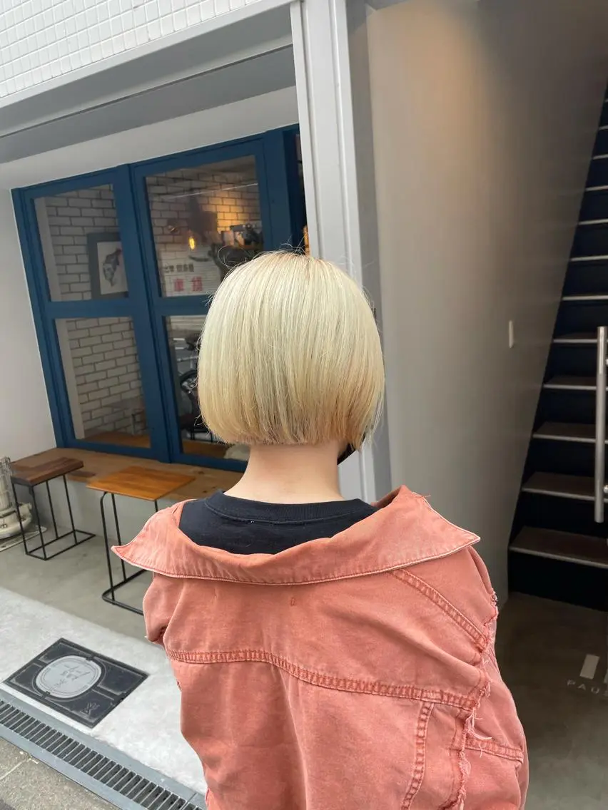 ショート やまさきえりこ ニュアンスパーマのヘアスタイル
