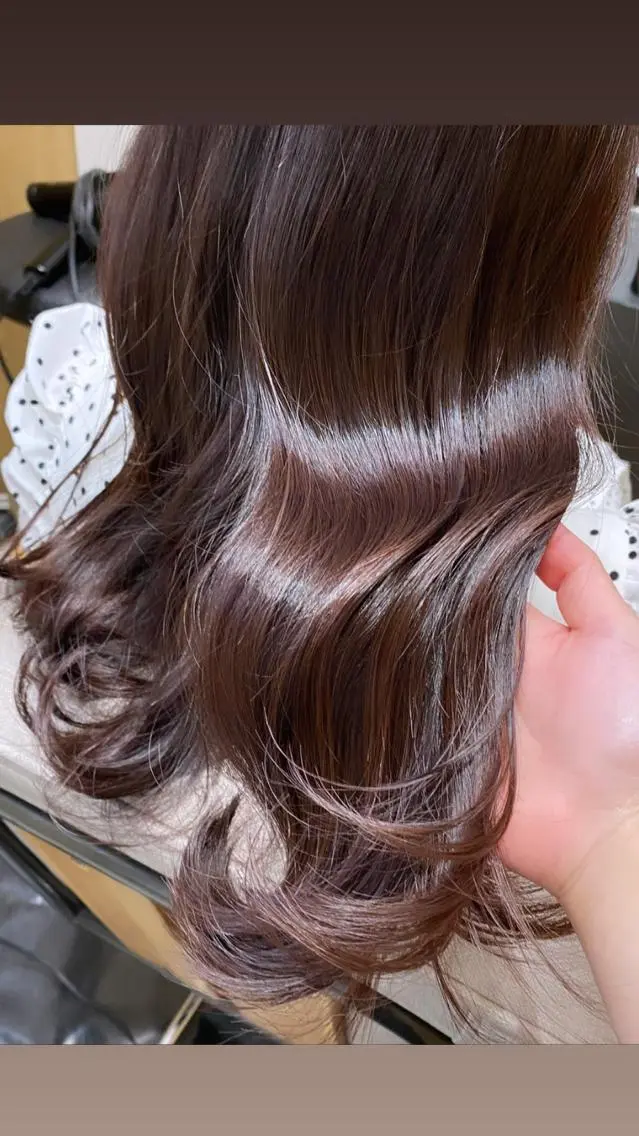 セミロング カラー 🎀透明感ナチュラル ガーリー🎀yuhiのヘアスタイル