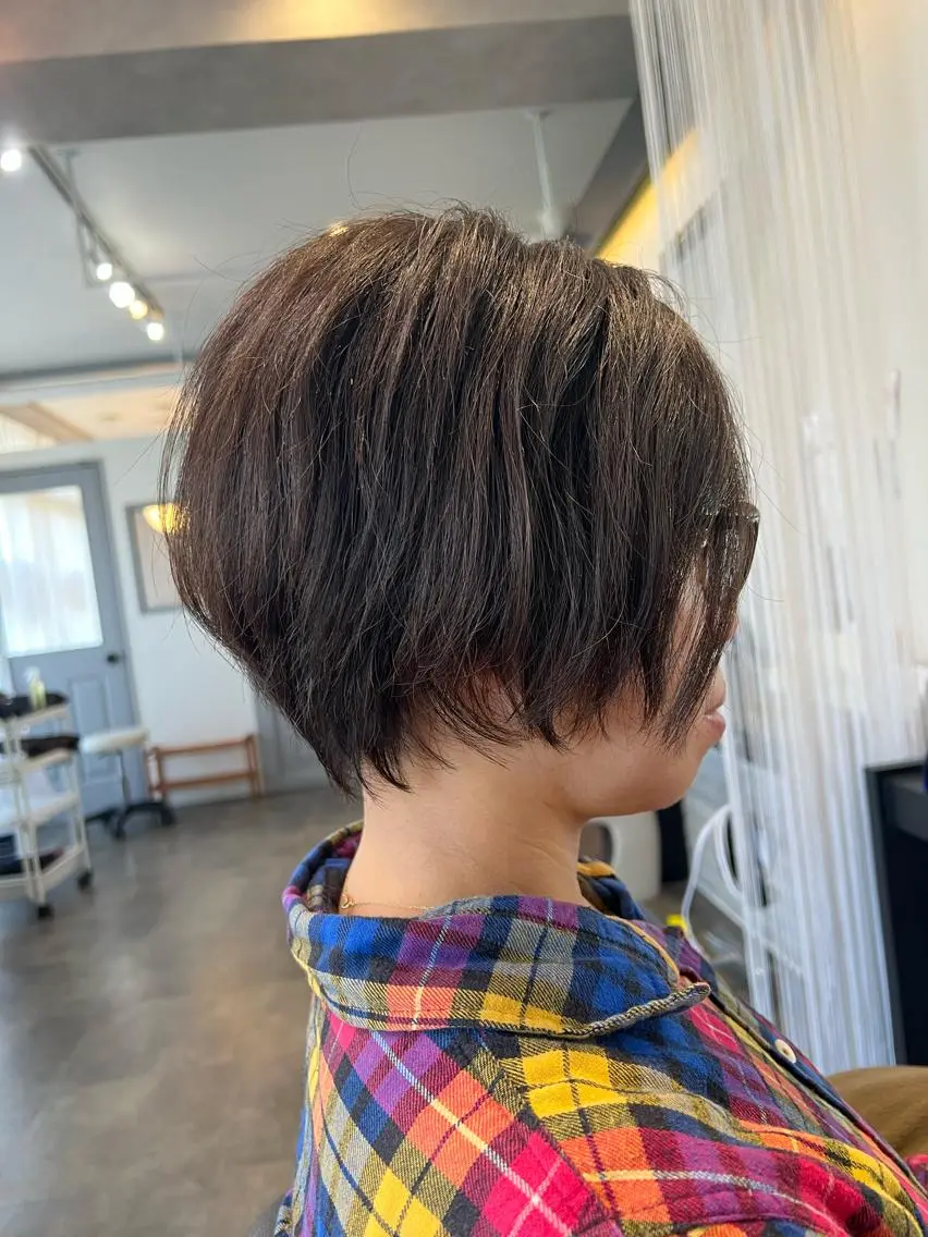 ショート カット トリートメント 川村 綾のヘアスタイル