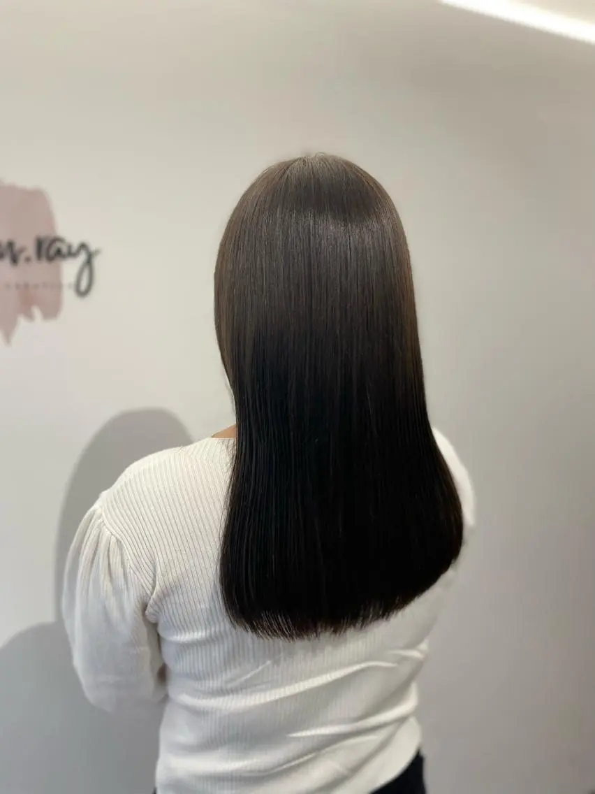 ロング カット 縮毛矯正 トリートメント Fan.ray⭐️ 松永拓巳のヘアスタイル