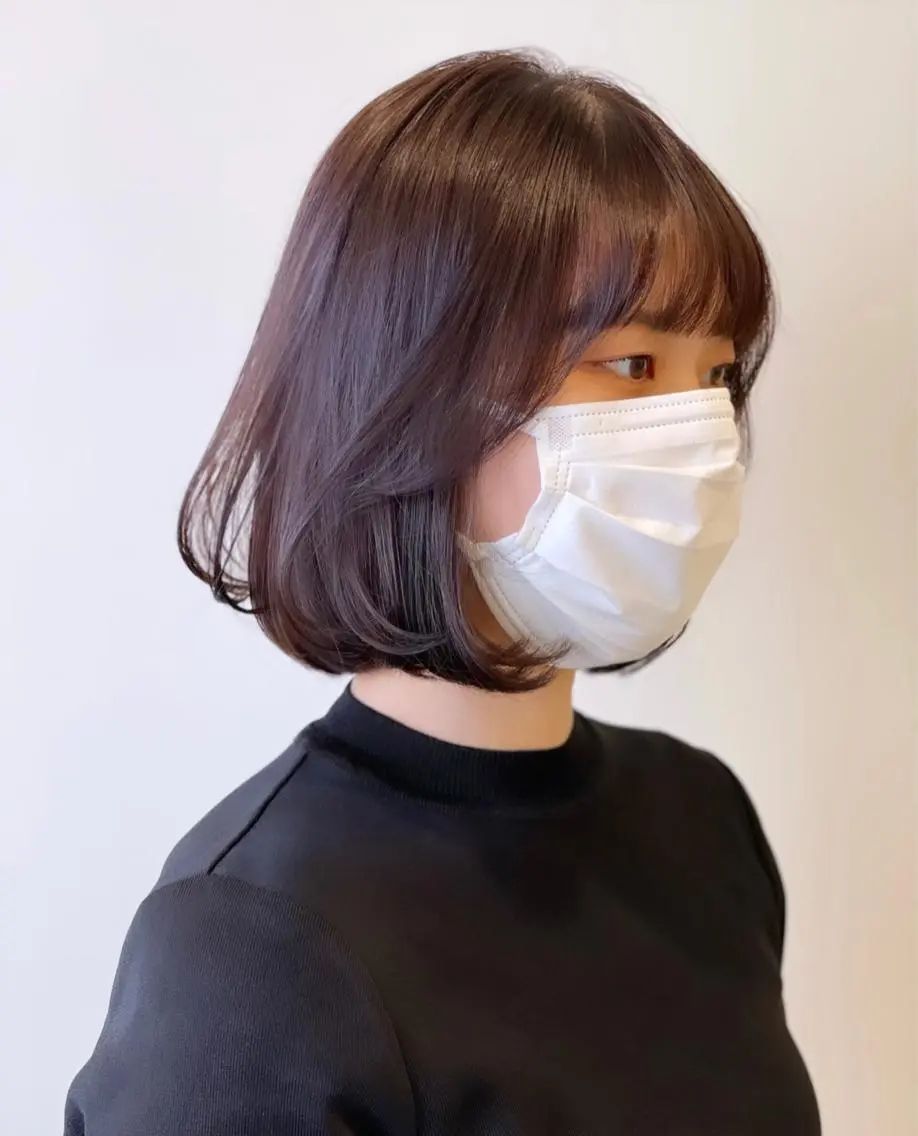 ショート カット ヘアカラー トリートメント Yuka ∥ 深層筋 ×睡眠改善ヘッドスパのヘアスタイル