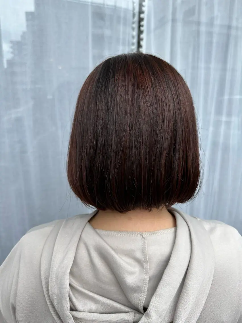 ショート カラー オレンジ 梅田 薫のヘアスタイル