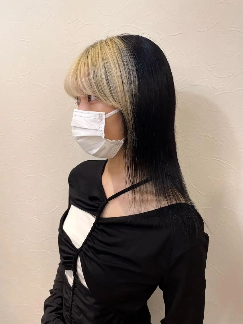 ミディアム カラー ヘアカラー puf/ rinaのヘアスタイル