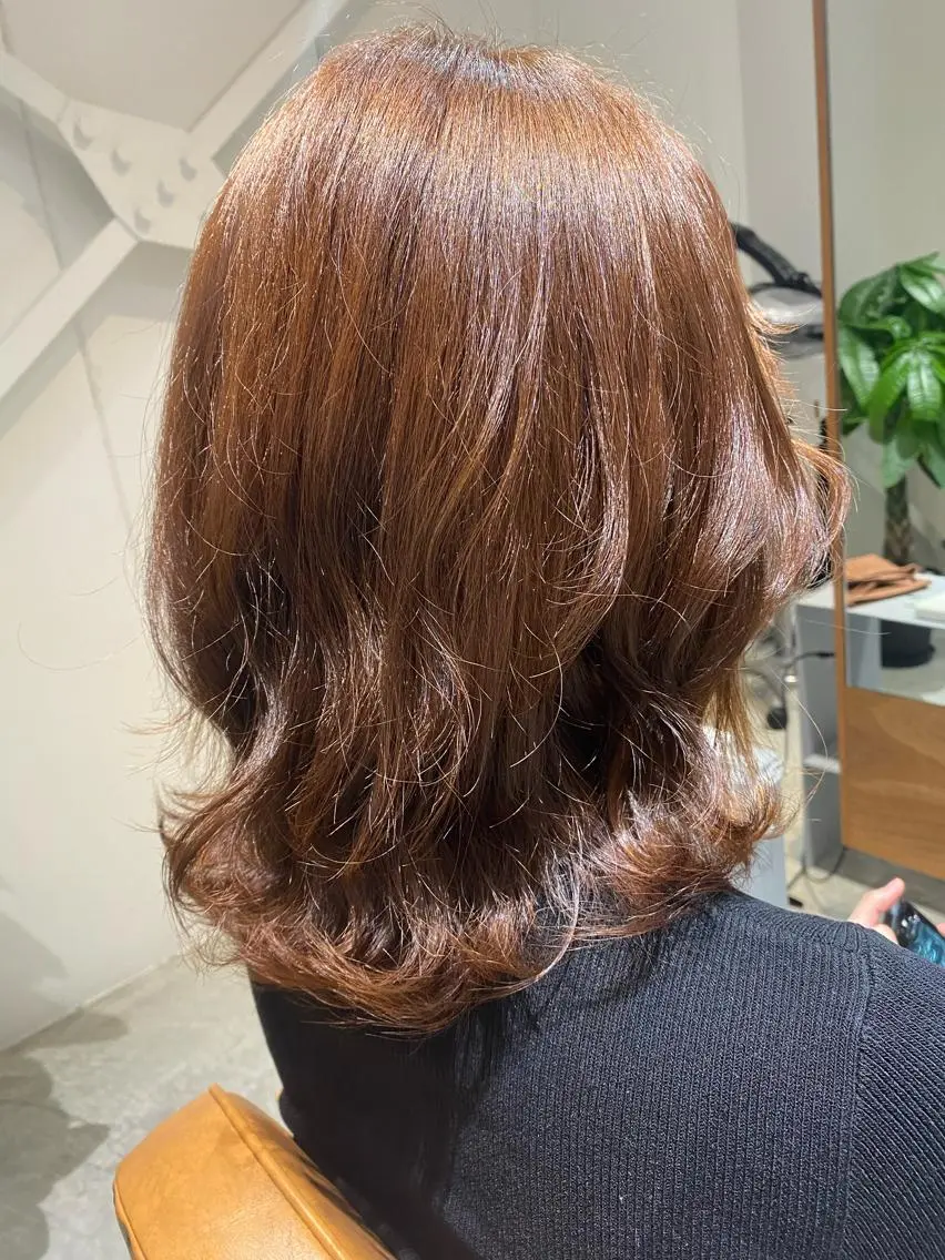 ショート カラー 似合わせレイヤー 阿波座/ふじむらのヘアスタイル