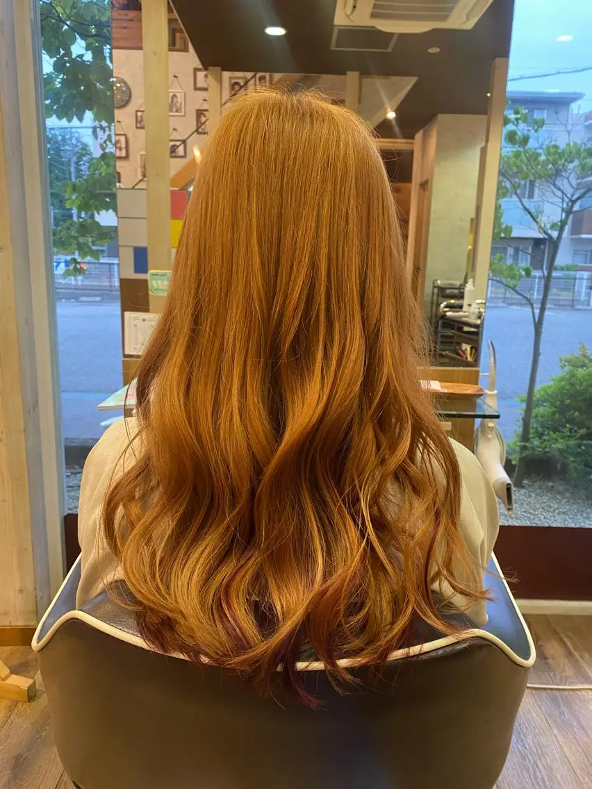 ロング カラー ハイトーンカラー ロング 🌻井上 マリー🌻のヘアスタイル