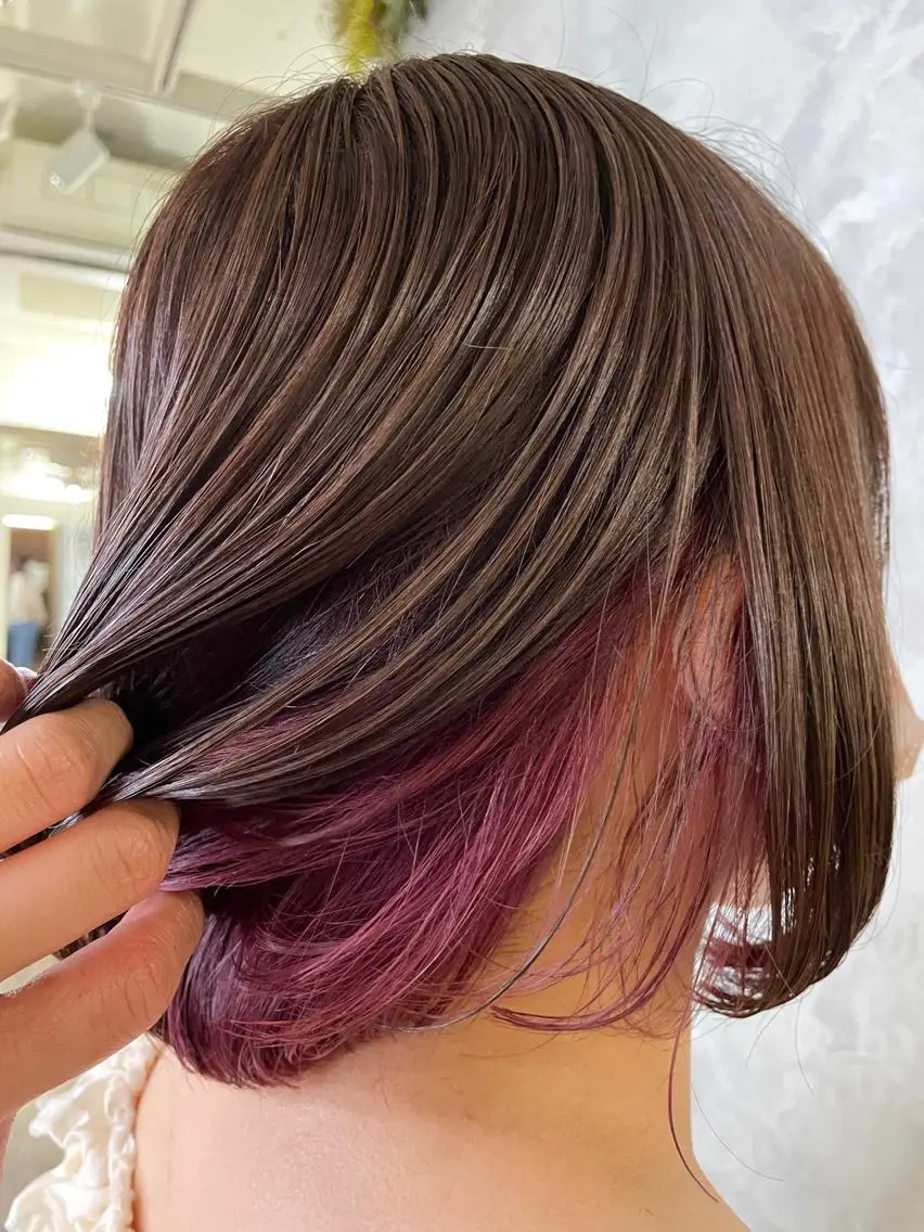 ミディアム 高田馬場 nico 岡豪紀のヘアスタイル