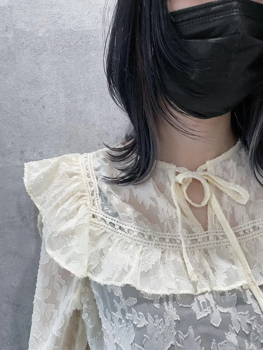 ミディアム カラー ブリーチ レイヤーカット ウルフカット ウルフレイヤー _WHITE 天神店 YUMEKA🐻のヘアスタイル