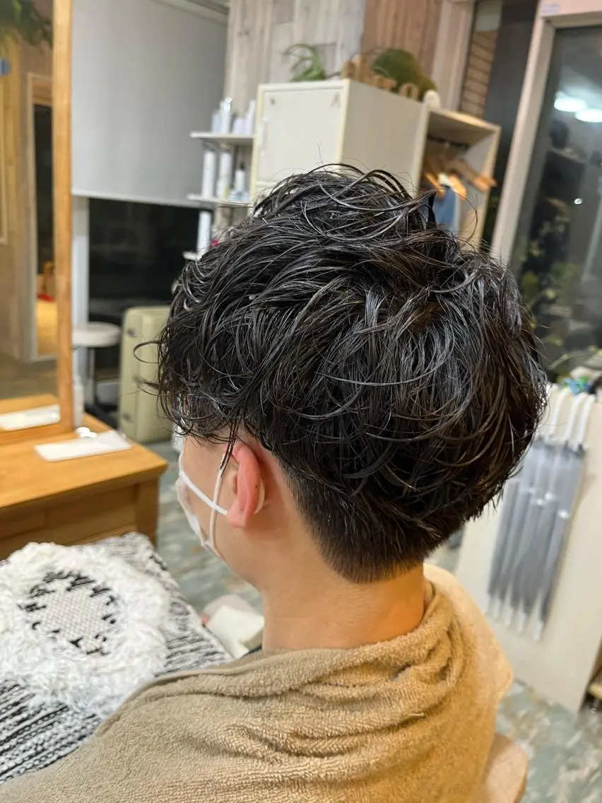 パーマ メンズ ショートカット 💙hiyoriのヘアスタイル