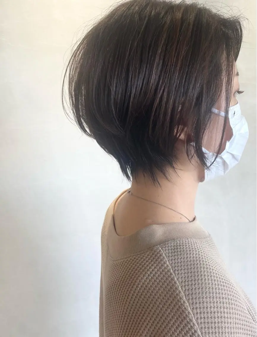 ショート カラー ブリーチ ハイライトカラー ハイライト ショートヘア カット ヘアカラー トリートメント 谷合 貴志のヘアスタイル