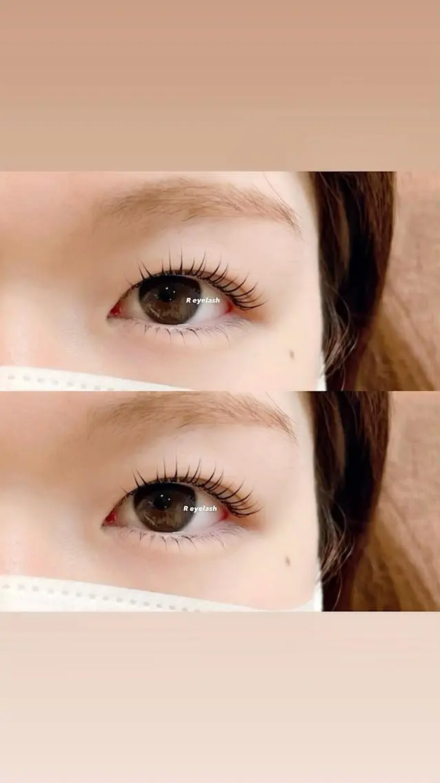 セミロング カラー パーマ ヘアアレンジ メンズ キッズ ネイル マツエク・マツパ アイブロウ マツパ 𝑹 eyelashのマツエク・マツパデザイン