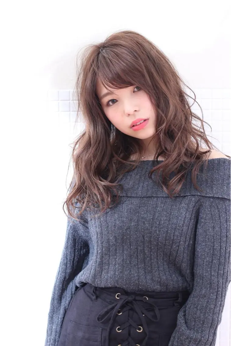 セミロング カット ヘアカラー 艶髪酸性縮毛🥇 ディレクター土手内徹のヘアスタイル