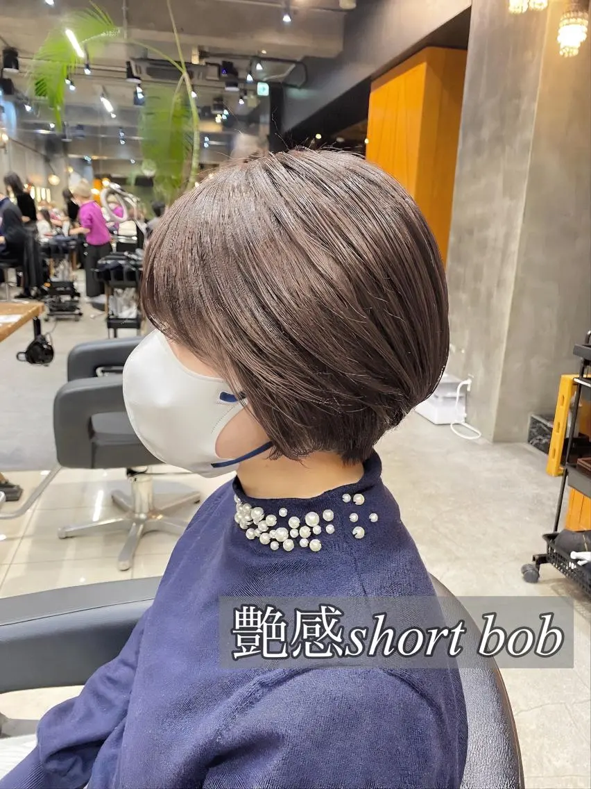ショート カラー カット ヘアカラー トリートメント 透明感カラー🌿 グレージュ🐺陽介のヘアスタイル