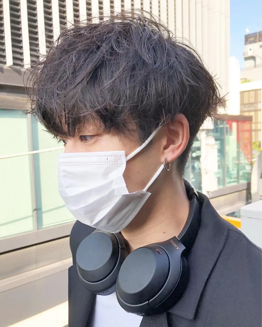 ヘアアレンジ メンズ マッシュ メンズパーマ カット トリートメント ヘアセット メンズ特化✂️栗原 侑也のヘアスタイル