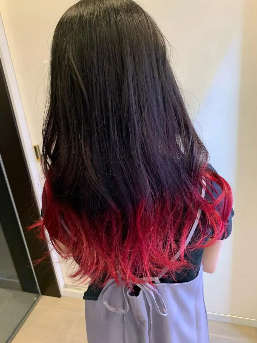 セミロング カラー カット ヘアカラー トリートメント 美髪形成!色素改善! 秋田 和輝のヘアスタイル