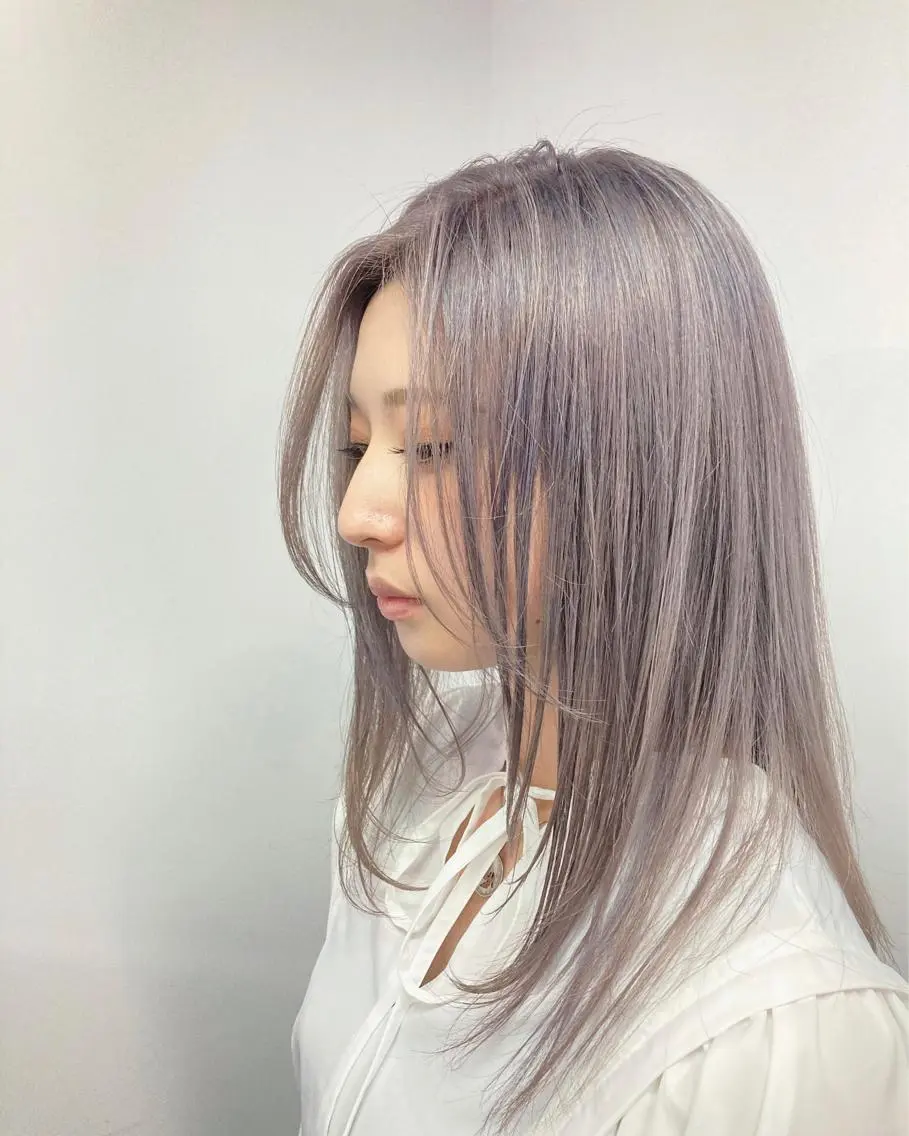 ミディアム カラー 前田 雄のヘアスタイル