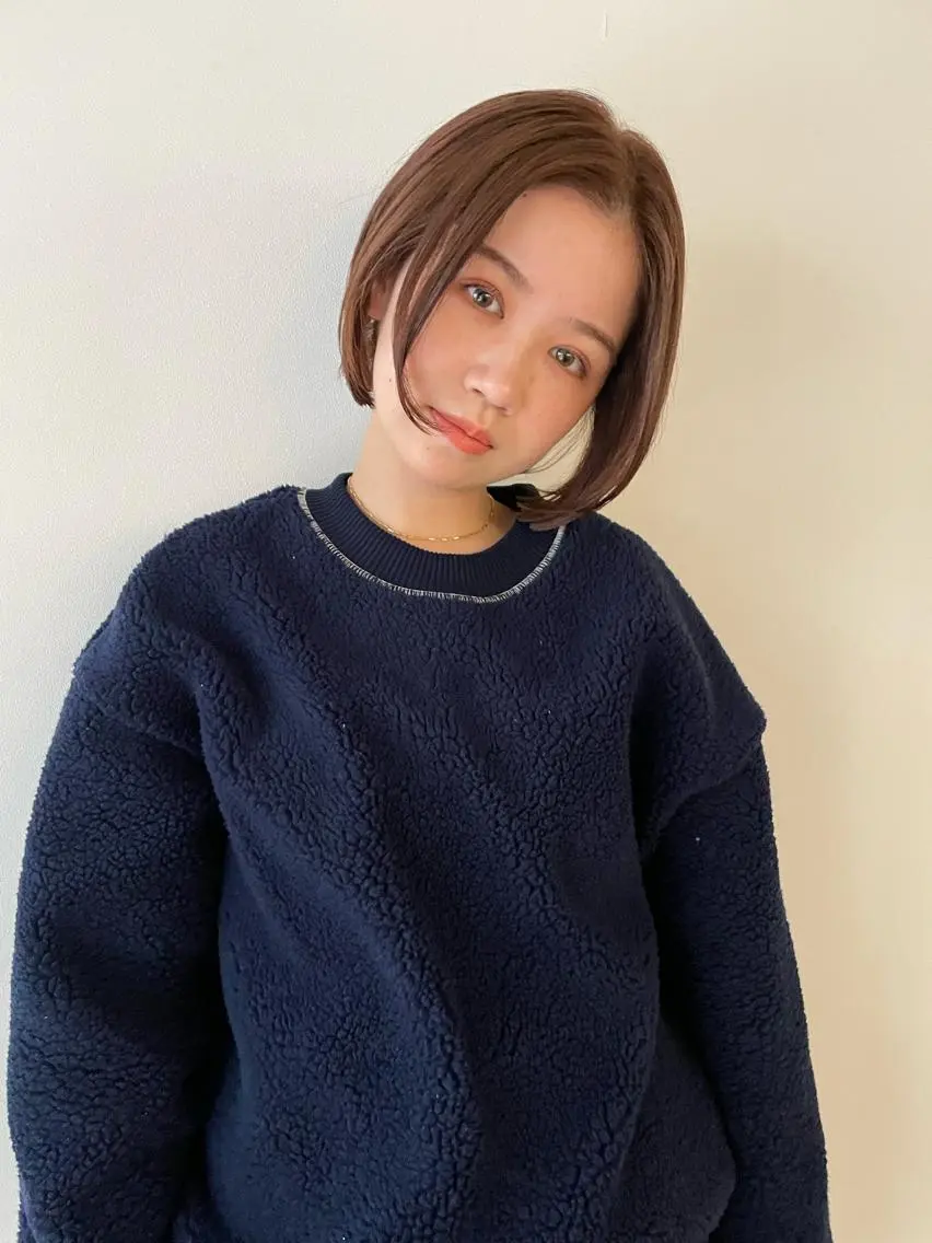 ショート カラー カット ヘアカラー なりたいが叶う ながしまじゅんきのヘアスタイル