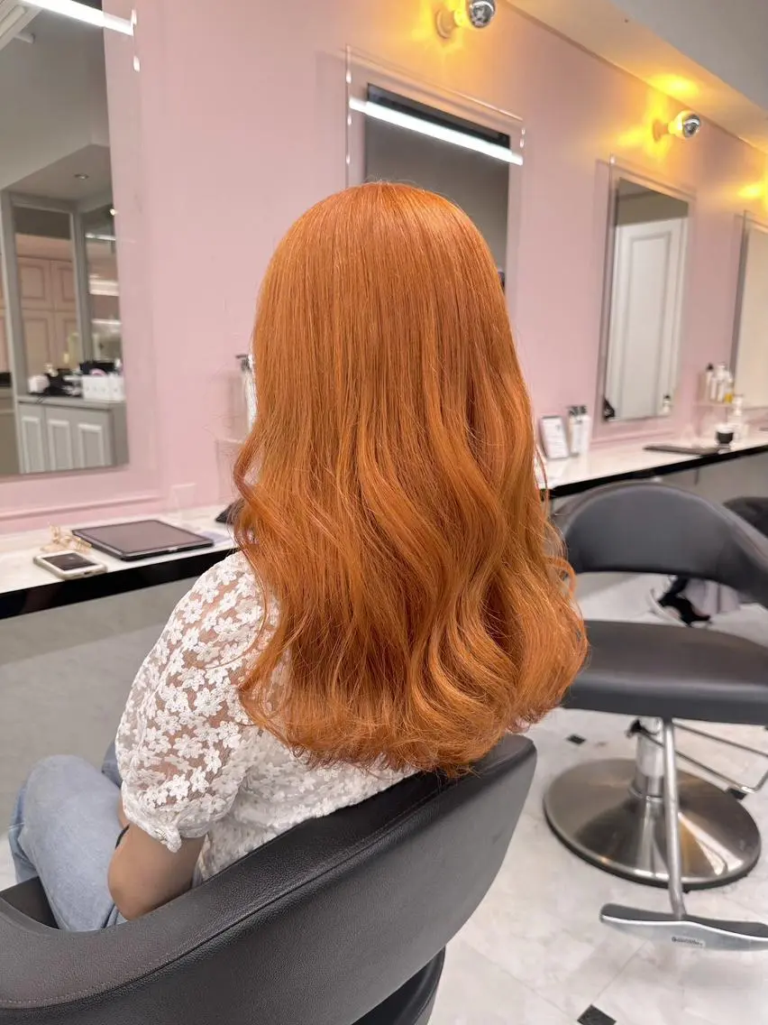 ロング カラー ヘアカラー トリートメント ヘッドスパ ヘアセット 🏹横浜WILL official🏹のヘアスタイル