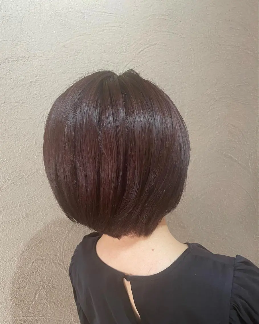 ショート カラー イルミナカラー ピンクカラー トリートメント 髪質改善 水野のヘアスタイル