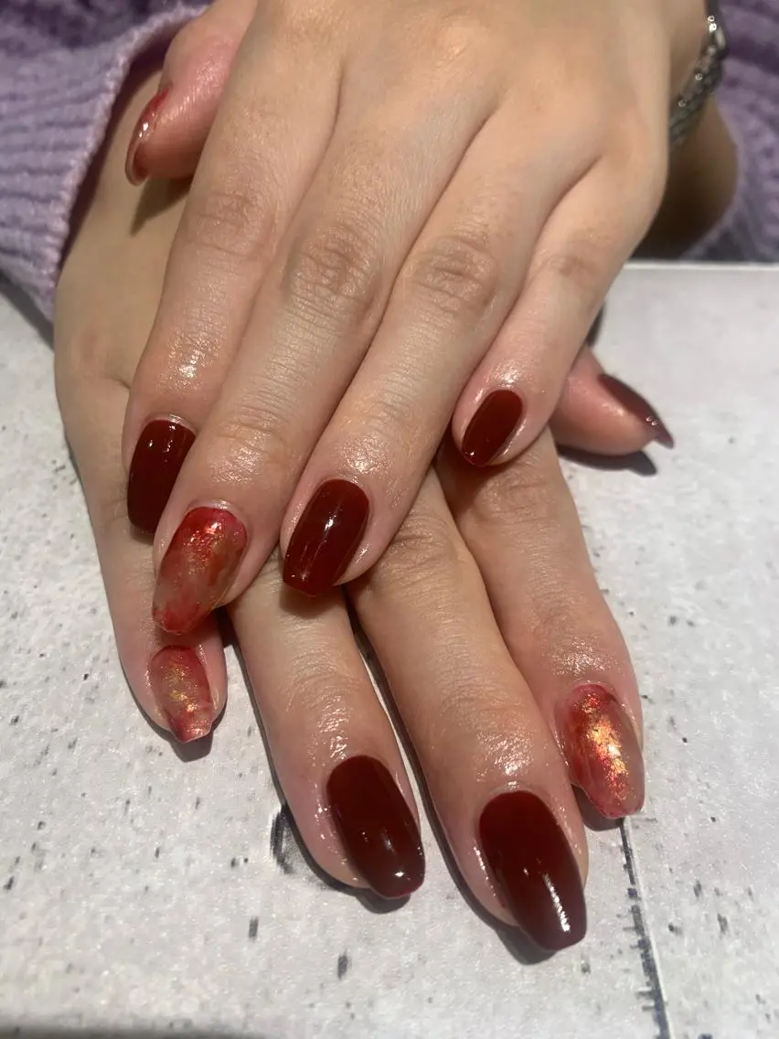 ネイル ニュアンスネイル Imyme mine Rioのネイルデザイン
