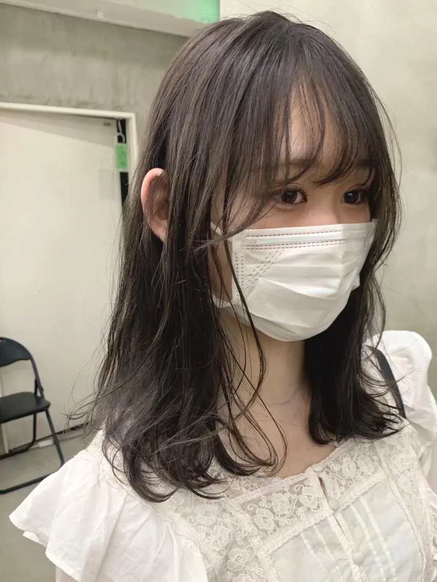 セミロング カラー ヘアカラー トリートメント ヘアセット 🌿似合わせ透明感 カラー松本朋幸🌿のヘアスタイル