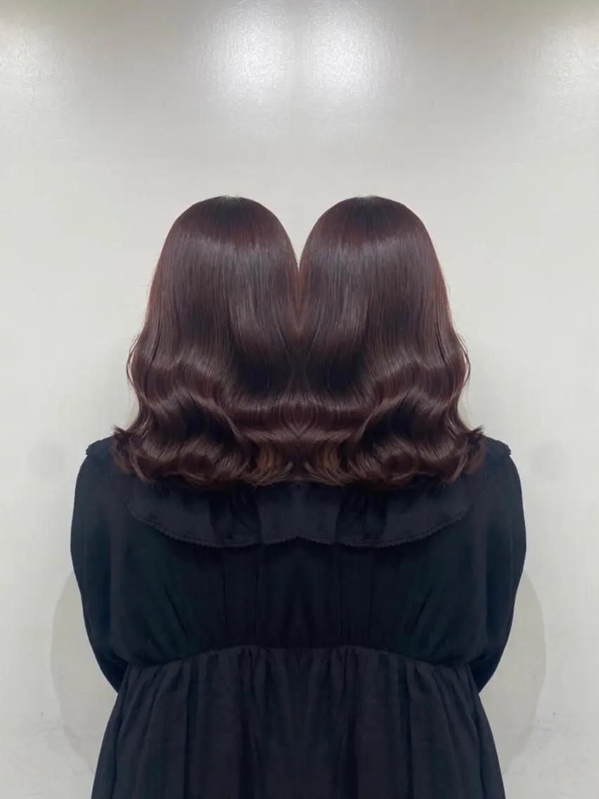 ロング カラー パーマ 🩵レイヤー✖︎ 髪質改善🩵リョウヤのヘアスタイル