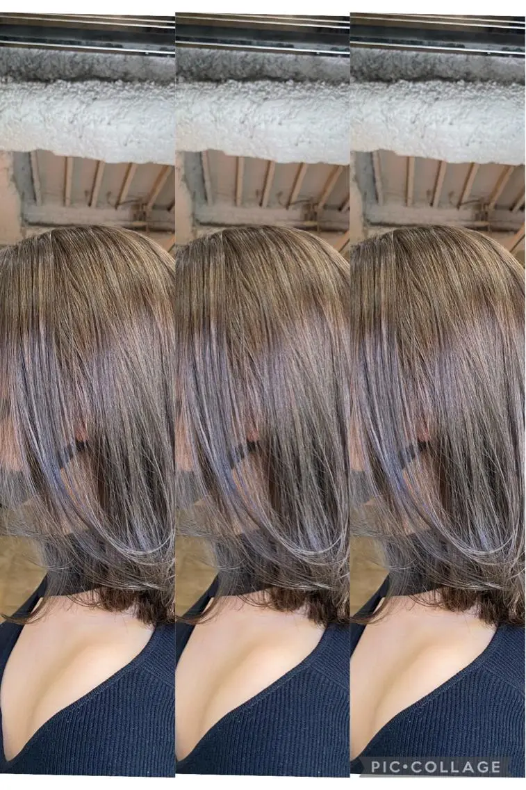 ミディアム カラー カット ヘアカラー トリートメント ✴︎赤み除去カラー daichi✴︎のヘアスタイル