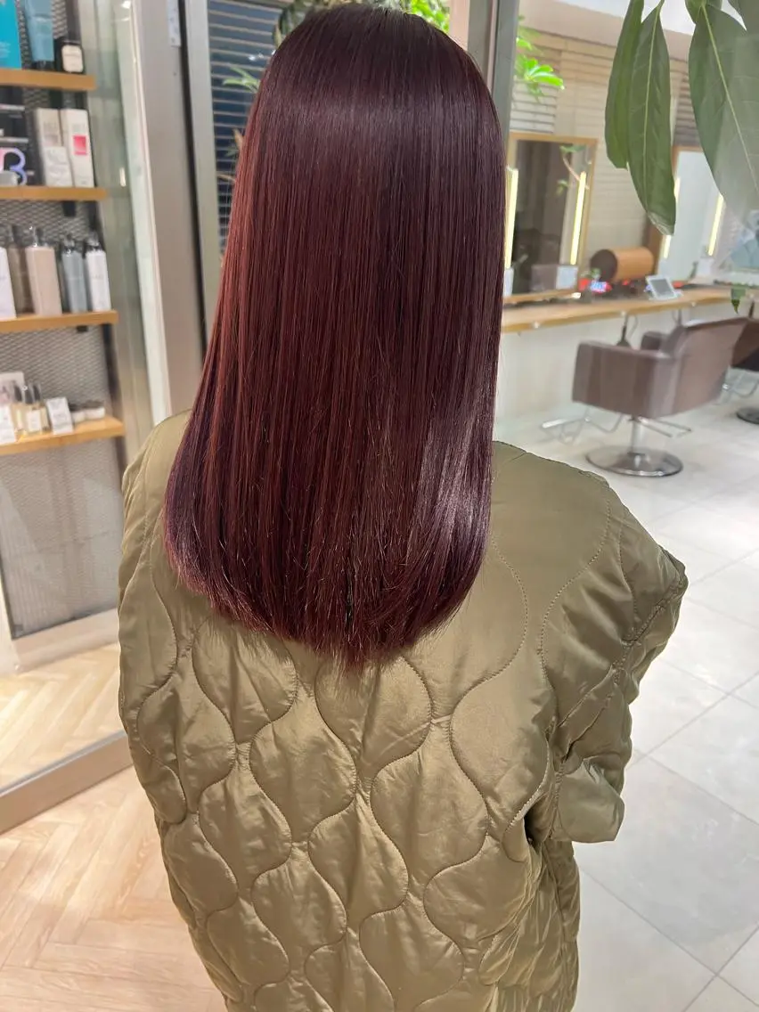 ロング カラー ヘアカラー トリートメント ヘアセット 🫧髪質改善/縮毛 矯正/RIKOのヘアスタイル