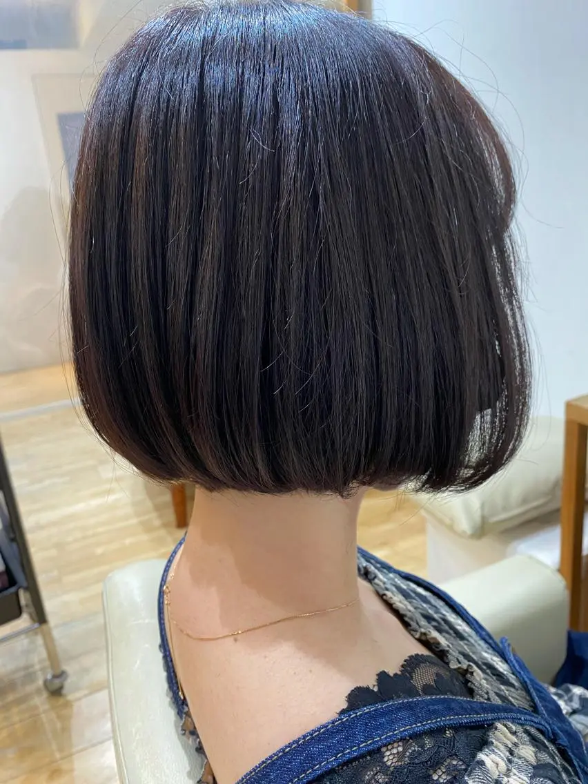 ショート 🐬脱白髪染めカラー 清水大世🐬のヘアスタイル