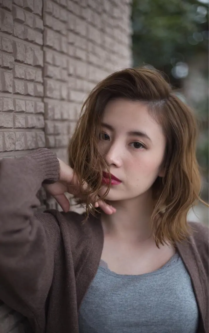 ミディアム カラー 美容室 LA BEAU大塚店のヘアスタイル