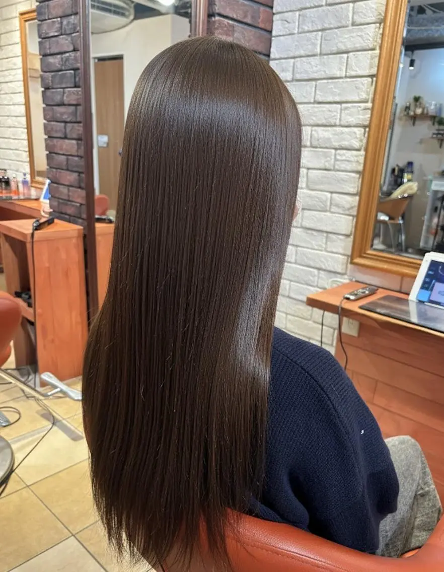 ロング ロング カット トリートメント flencia 丸 和博|カットのヘアスタイル