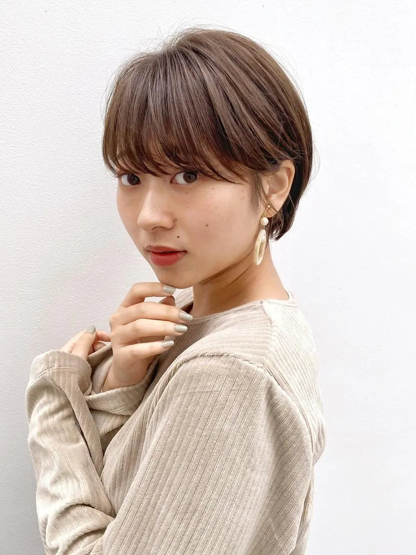 ショート カラー ベージュカラー カット トリートメント 🉐メンズヘア特化 men's/ケンイチのヘアスタイル