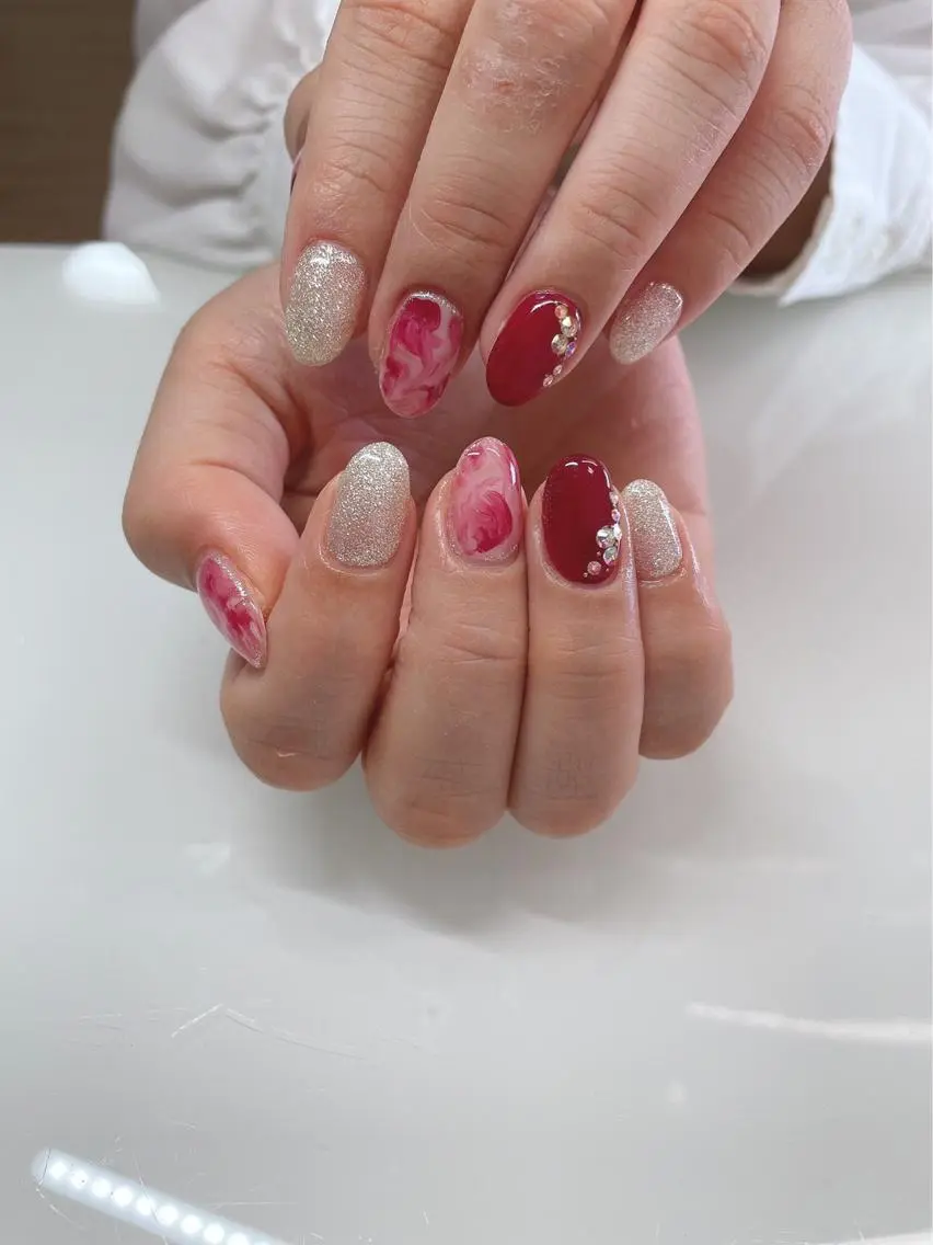 ネイル フットネイル グリーン オフィスネイル ワンカラーネイル 春ネイル Lily Roseスタッフ一同のマツエク・マツパデザイン