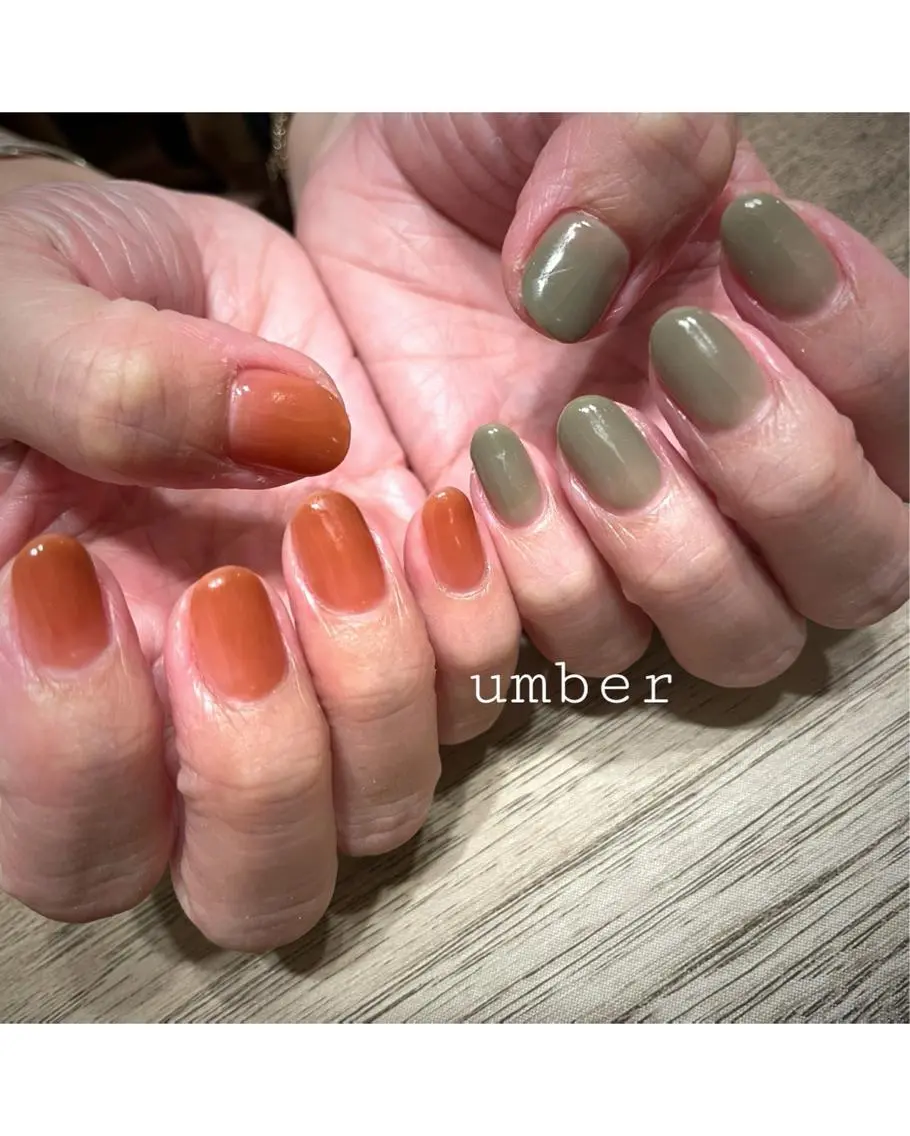 ネイル クリアネイル フットネイル フレンチネイル マグネットネイル メンズネイル ハンドネイル umber 三茶1分のネイルデザイン