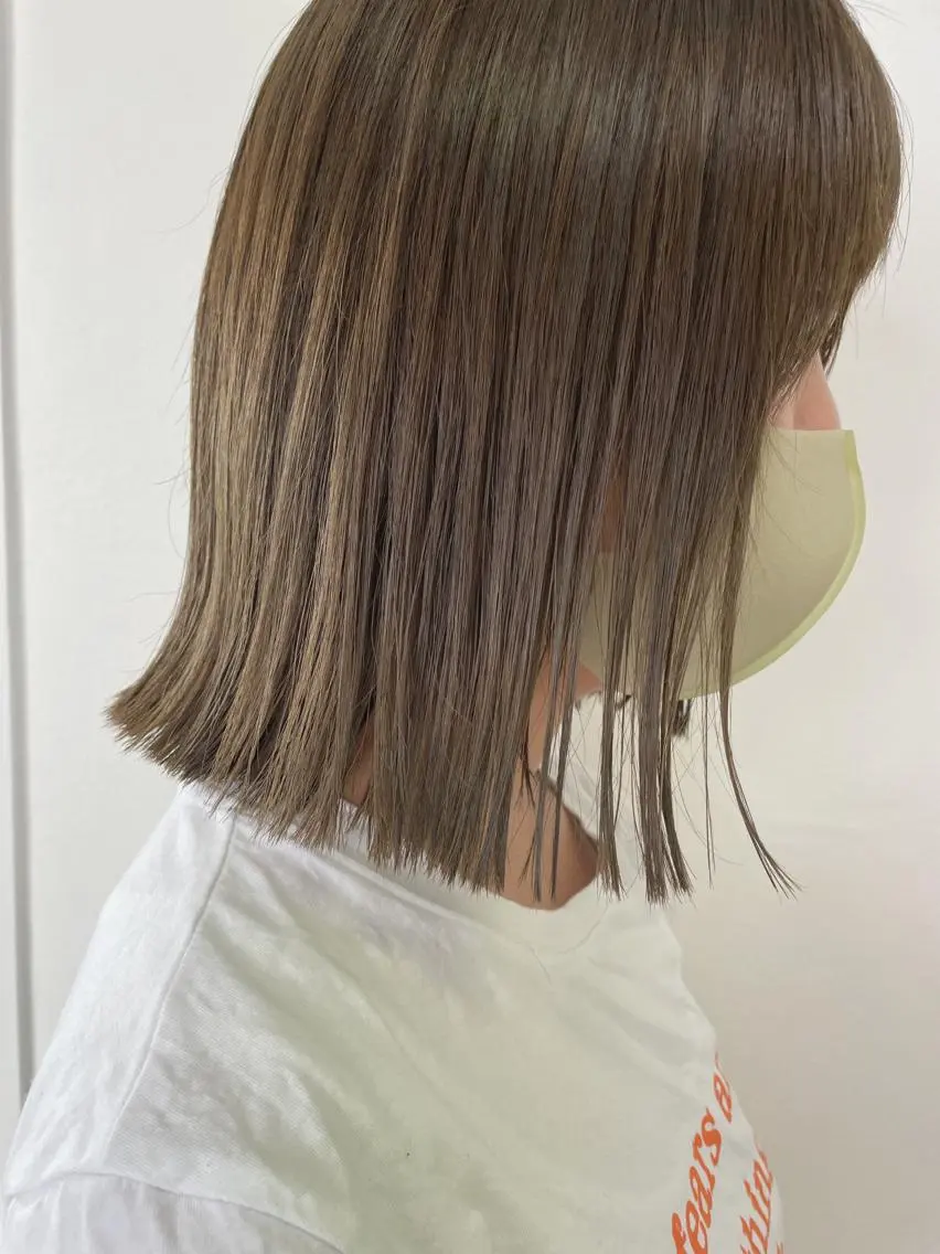 ショート カラー カット ヘアカラー トリートメント 山下 千明のヘアスタイル