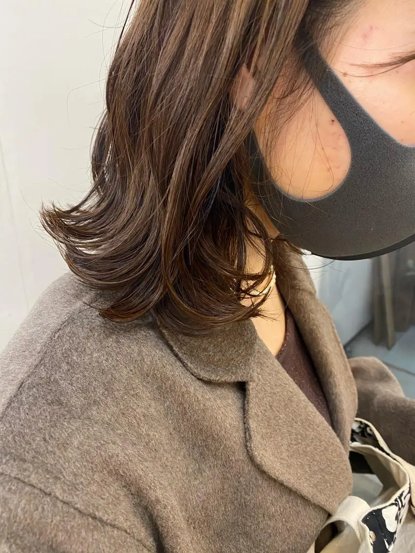 ミディアム 🍃透明感スタイル ｙｕ-ｋａ🍃のヘアスタイル
