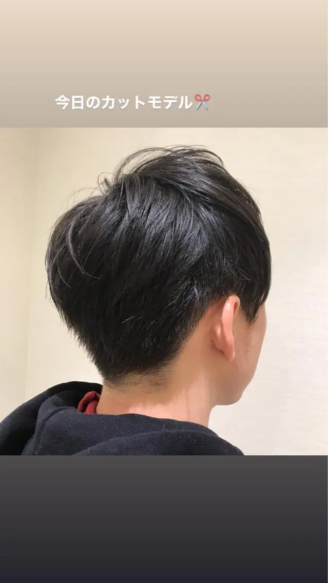 ショート メンズ カット 店長福島成美/髪質 改善縮毛矯正/カラーのヘアスタイル