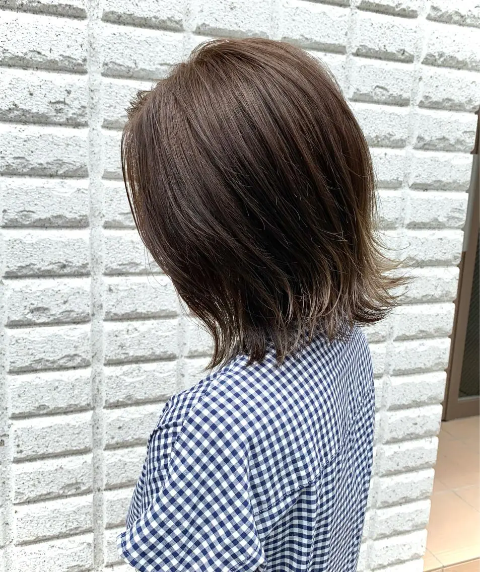 ミディアム アッシュ カット ヘアカラー トリートメント 🦋ショートカット 🦋Yu-Kiのヘアスタイル