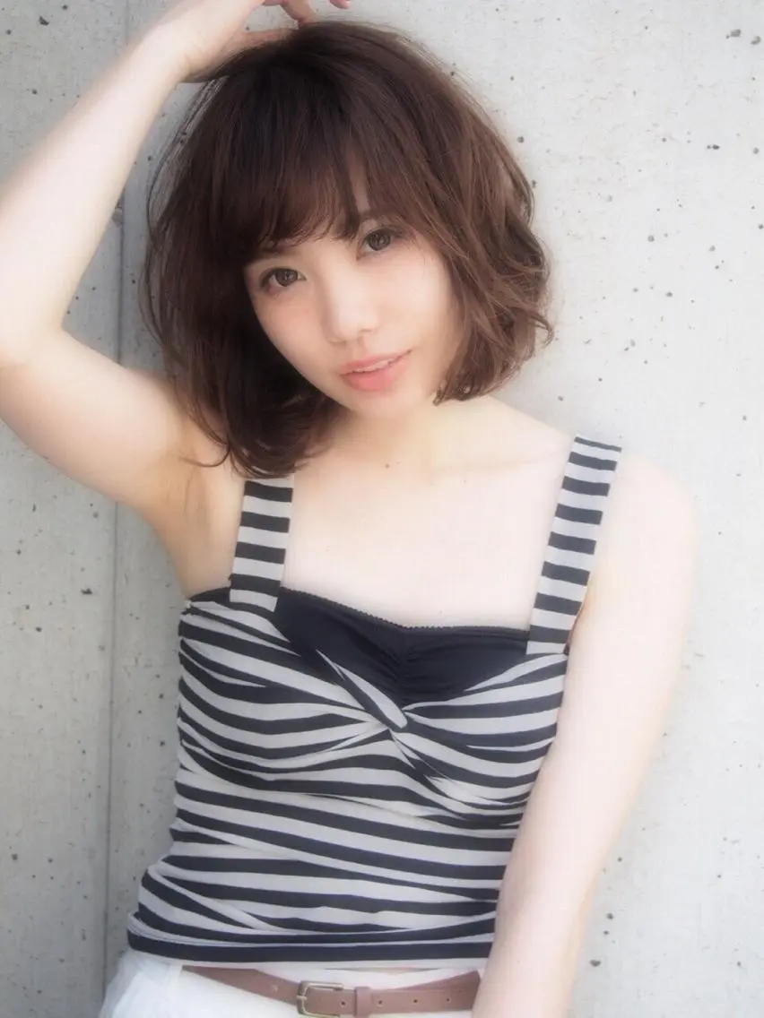 ショート ミディアム セミロング ロング カラー パーマ ヘアアレンジ メンズ キッズ ネイル マツエク・マツパ ネイビーカラー ボブ ネイビー レイヤーカット✂️ 艶髪/小田部慎也のヘアスタイル
