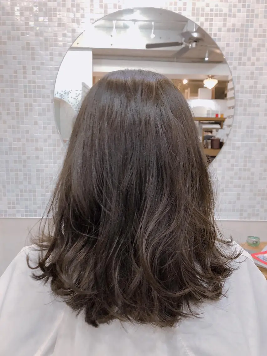 ミディアム カラー 透明感カラー 似合わせ🩰✨ 二階堂昌恵のヘアスタイル