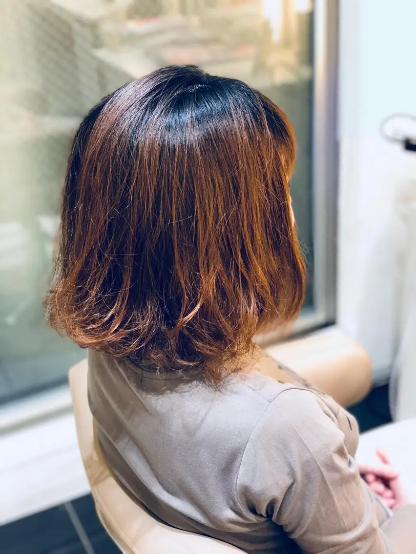 ミディアム パーマ ミディアムパーマ デジタルパーマ ダメージレス 桧山店長のヘアスタイル